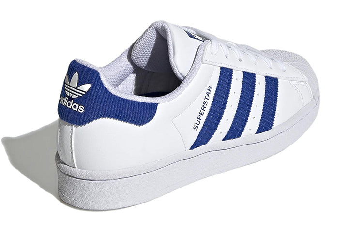(GS) adidas Superstar 'White Royal Blue' GV7951