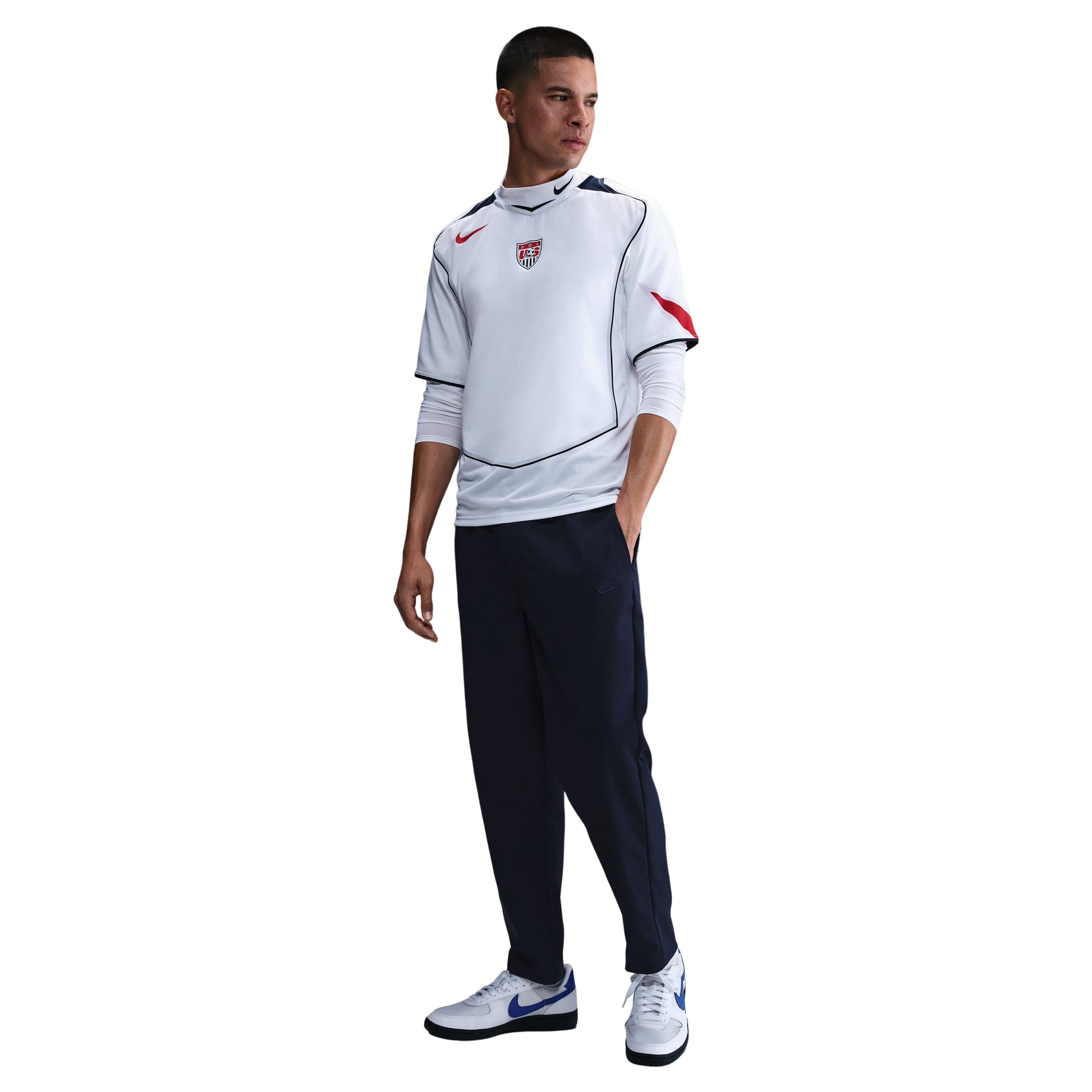 Nike Total 90 USA Reissue Jersey 'White Navy Red' HV4429-100