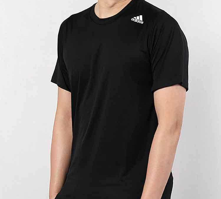 adidas Round-neckTrainingCasual SportsShort-sleeveTee Men Black DW9825