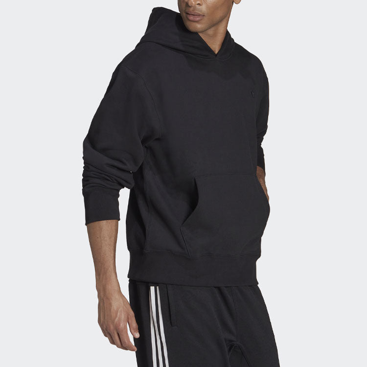 adidas originals Embroidered Small Label Solid Color Sports Black HF6373