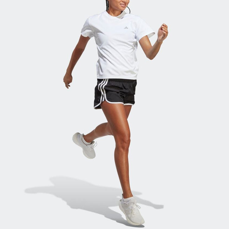 (WMNS) adidas Run It T-Shirts 'White' HZ0112