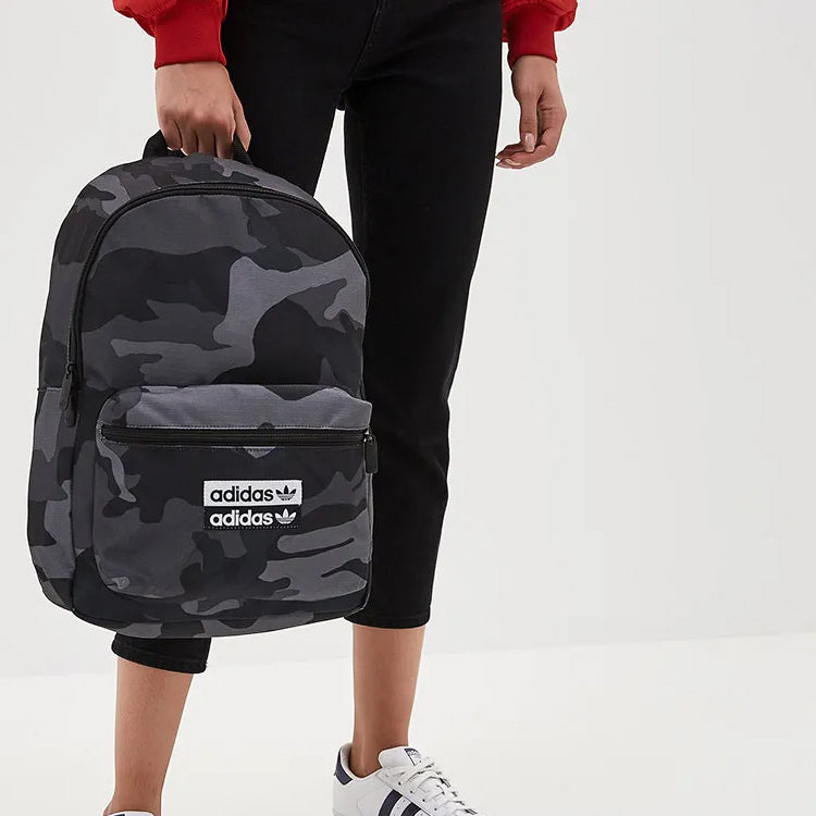 adidas Classic Backpack Camo 'Grey Black' ED8654