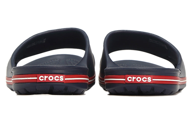 Crocs Crocband Crocs Black Unisex Sandals 'Dark Blue Red' 204108-4CC