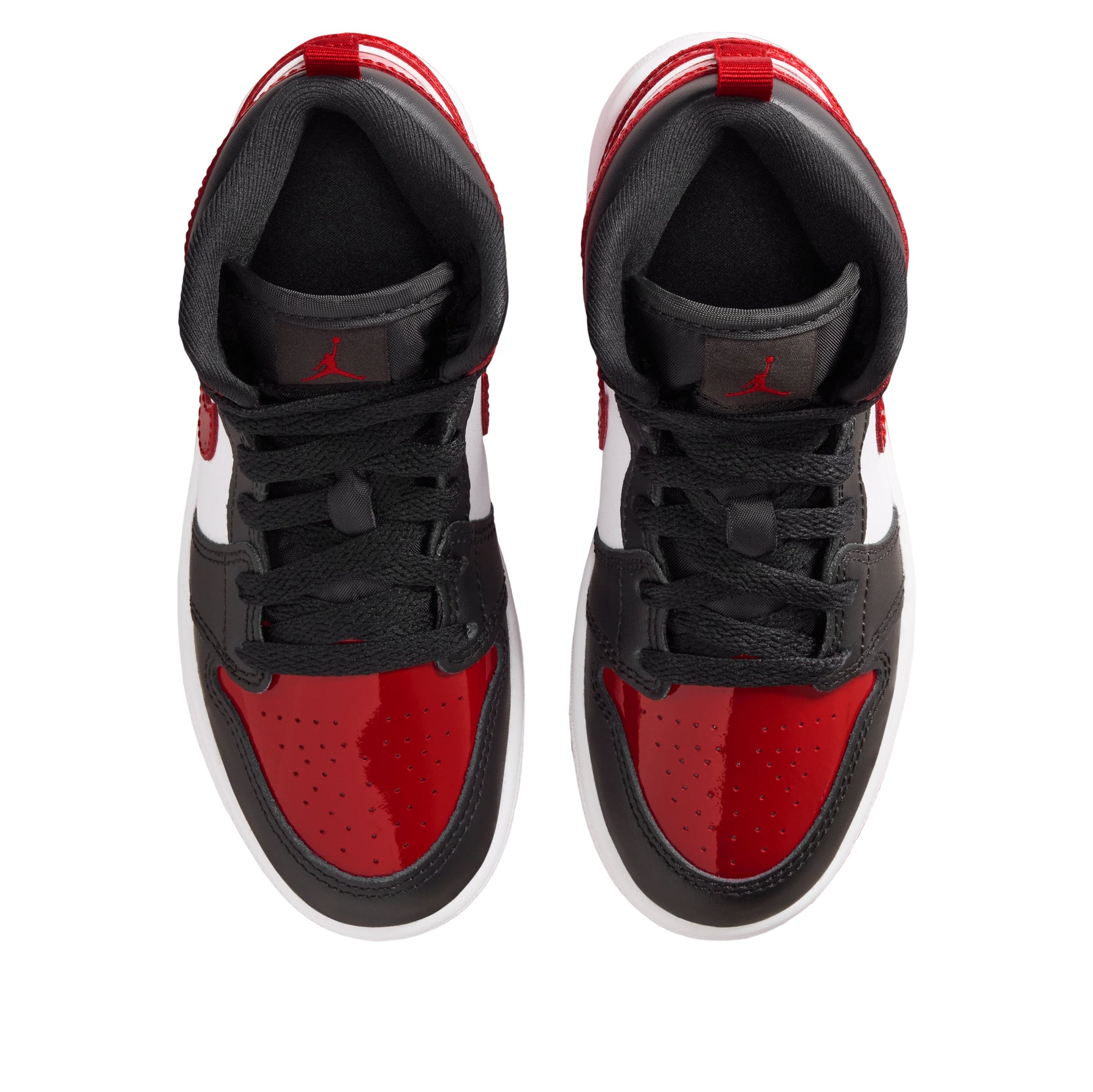 (PS) Air Jordan 1 Mid SE 'Patent Bred Toe' HV4444-006