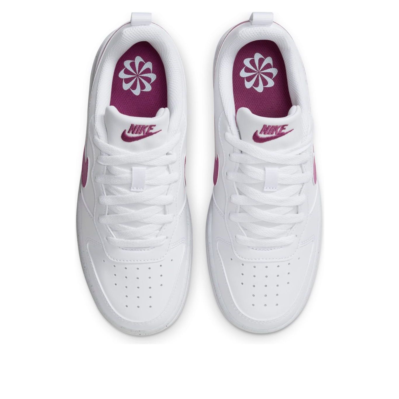 (GS) Nike Court Borough Low Recraft 'White Hot Fuchsia' DV5456-121