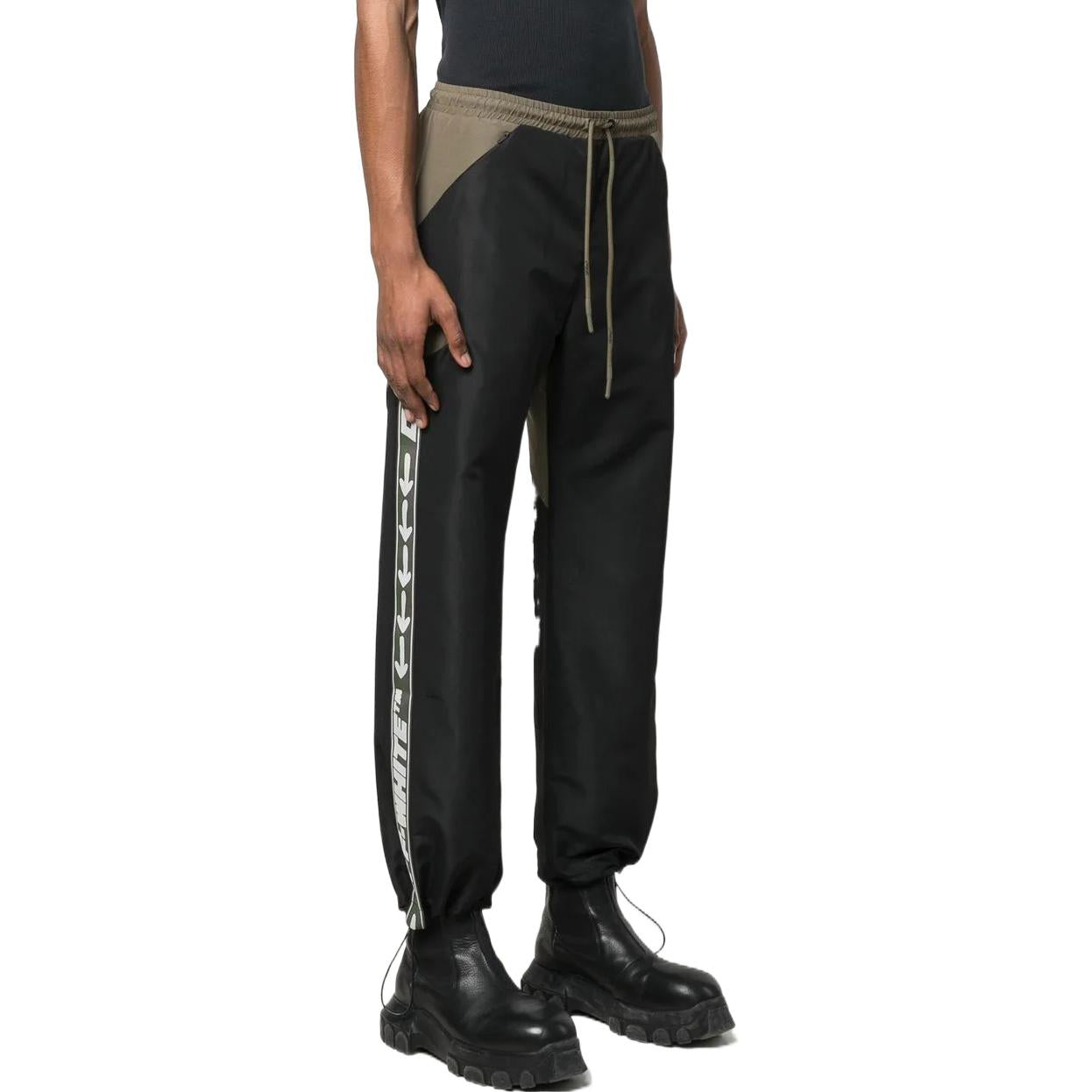 Off-White SS22 Casual Pants 'Black Brown' OMVI006S22FAB0011001