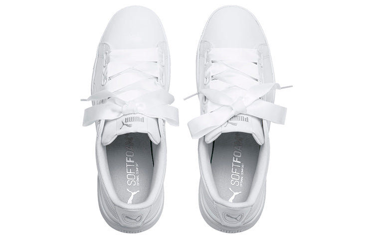 (WMNS) PUMA Vikky v2 Ribbon Sneakers White 369727-02