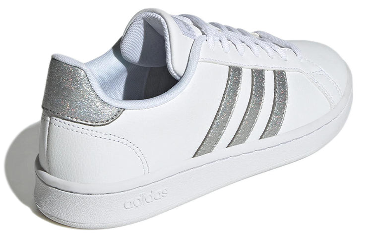 (WMNS) adidas Grand Court Cloudfoam Lifestyle 'White Silver Metallic' GZ1837