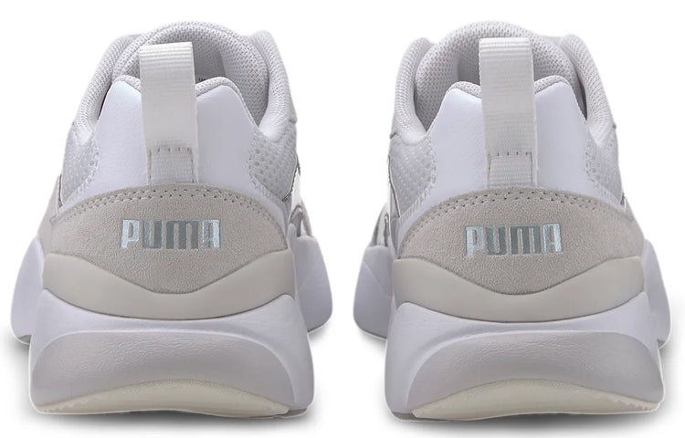 (WMNS) PUMA Lia Pop Trainer 'White Silver' 371736-03