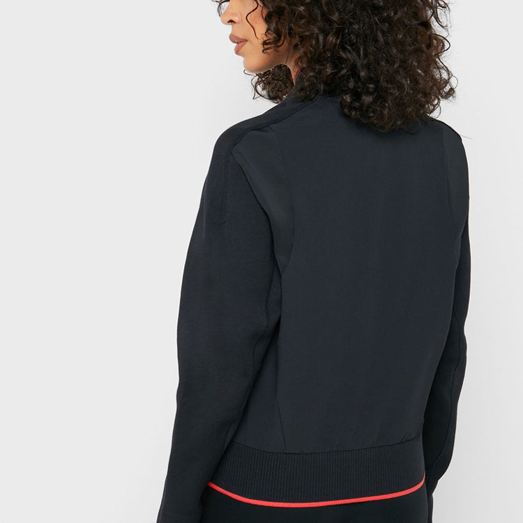 (WMNS) adidas Vrct JK Sports Stylish Long Sleeves Jacket Black FI9214