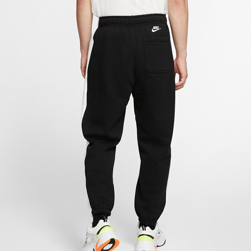 Nike Sportswear Jdi Embroidered Alphabet Contrasting Colors Fleece Knit Bundle Feet Sports Long Pants Black BV5536-010