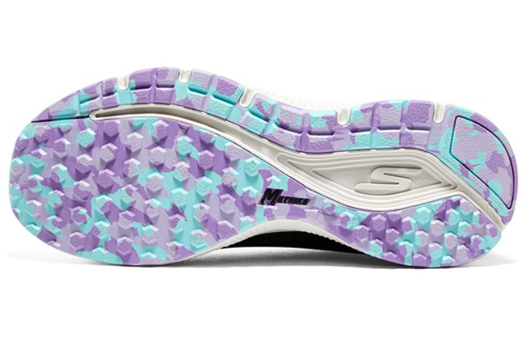 (WMNS) Skechers Go Run Consistent 'Black Lavender' 128292-BKLV