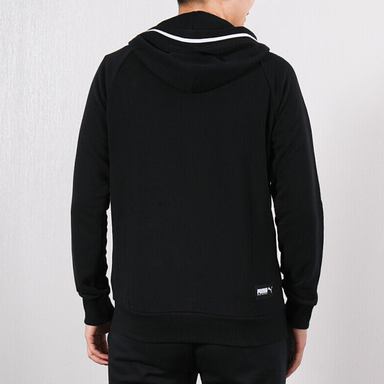 PUMA Colorblock hooded Zipper Jacket Black 844130-01