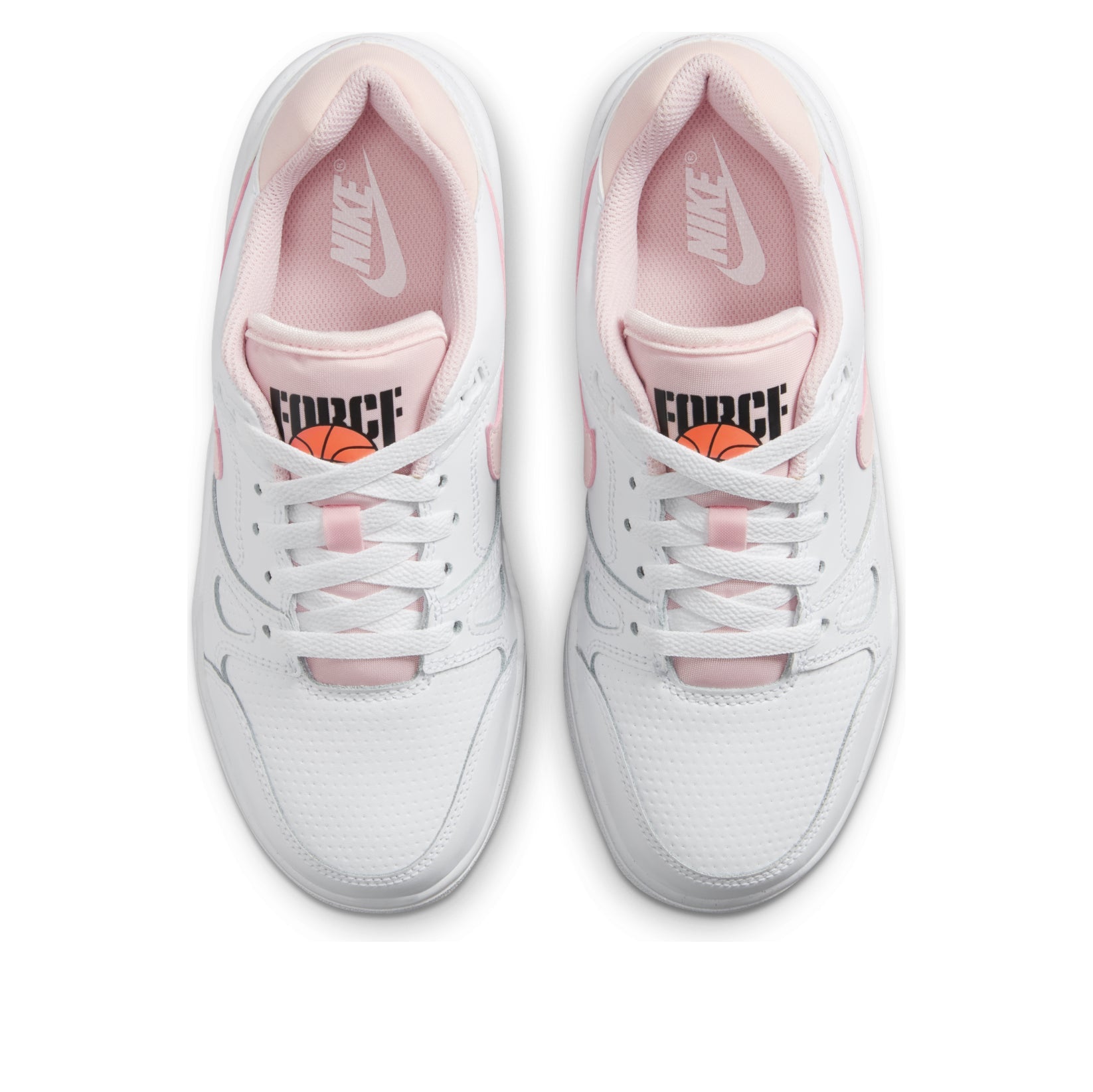 (GS) Nike Full Force Low 'White Bright Mango Black Echo Pink' FV5929-107