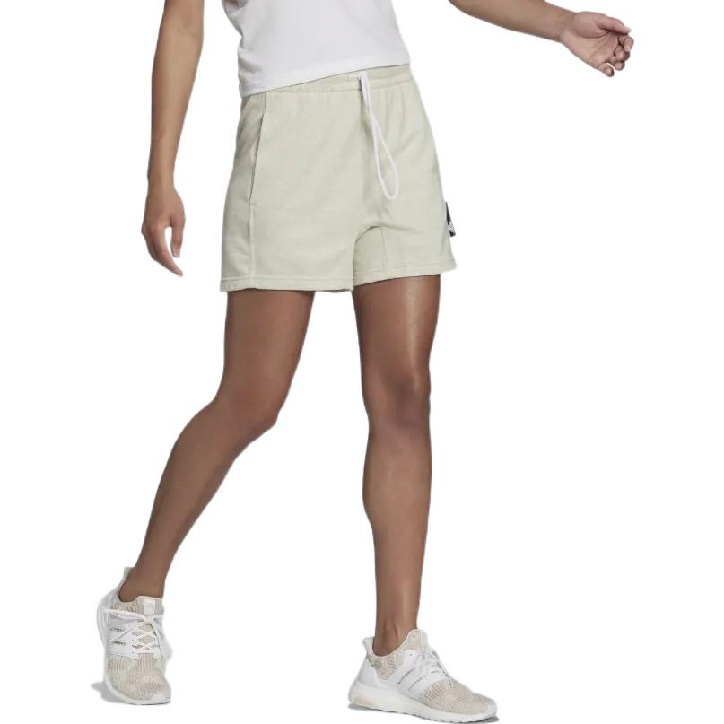 (WMNS) adidas Sportswear Studio Lounge Shorts Asia Sizing 'Beige' HE4145