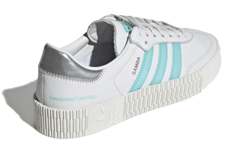 (WMNS) adidas x Swarovski Sambarose 'White Clear Aqua' GZ8618