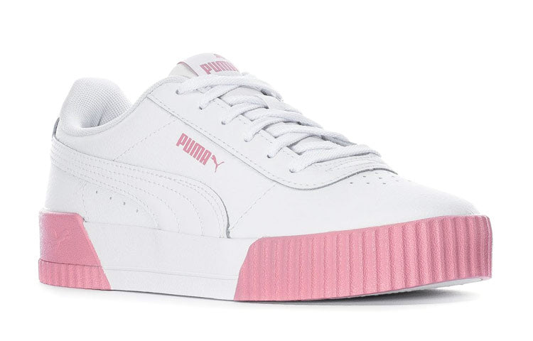 (WMNS) PUMA Carina Leather 'White Pink' 370325-37