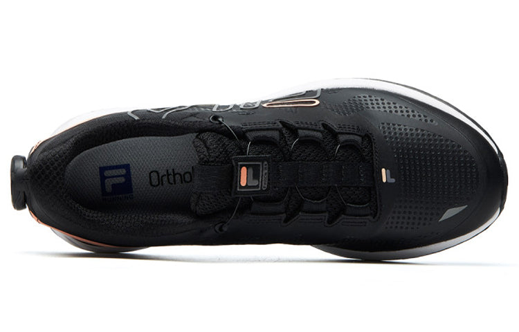 (WMNS) FILA Athletics Low Top Black/White A12W112204FBK