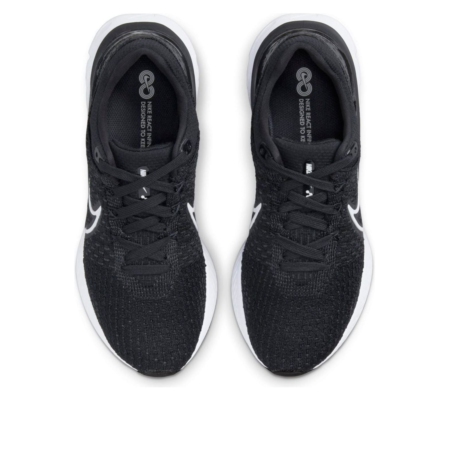 (WMNS) Nike React Infinity Run Flyknit 3 'Black White' DD3024-001