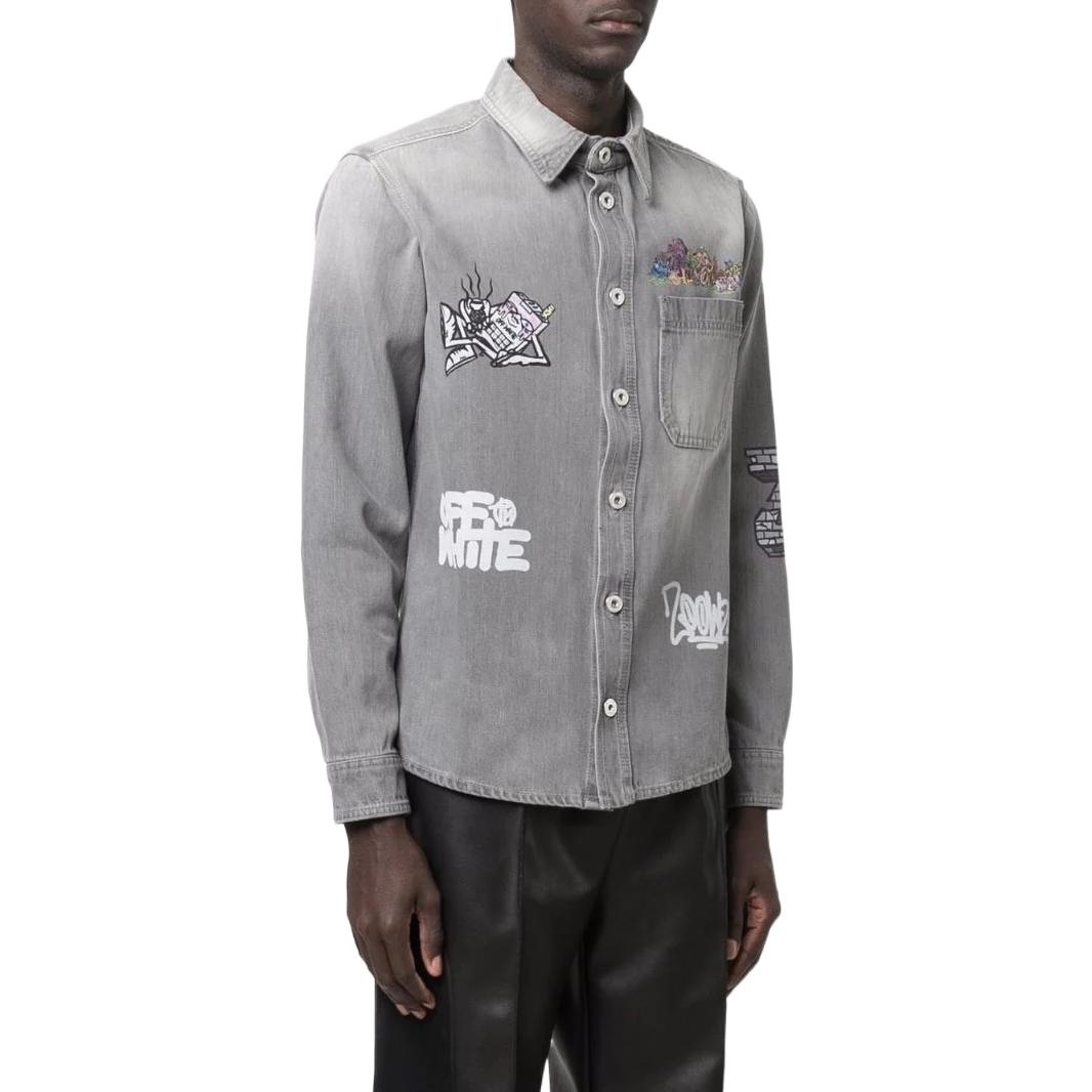 Off-White FW22 Logo OMYD027G21DEN0010901