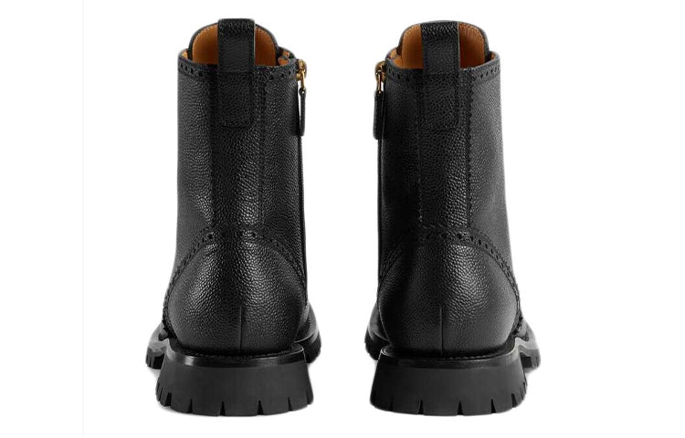 Gucci Arley Leather Ankle Boots 'Black' 575109-DHR00-1000