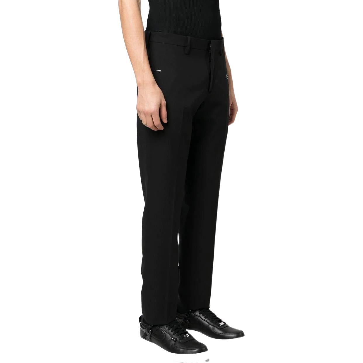 Off-White SS23 Logo Print Tailored Pants OMCA211C99FAB0021001