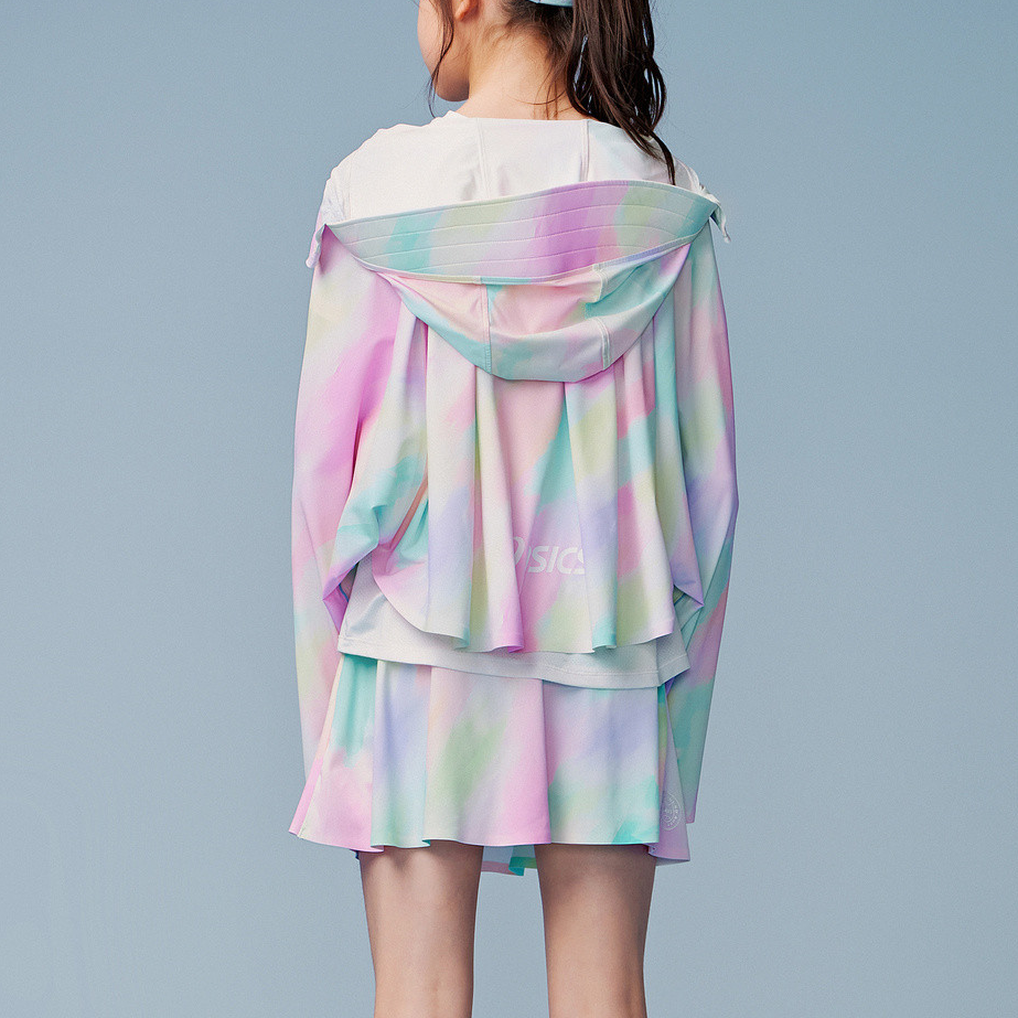 (GS) ASICS Colorful Batwing Sleeves Jacket 'Multi-Color' 332241054061-2038