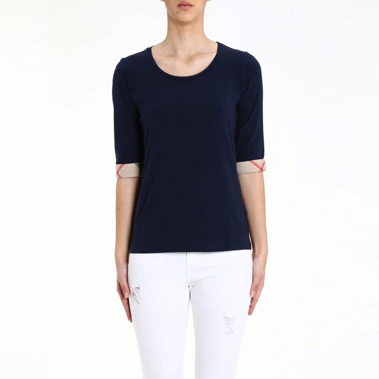 Burberry SS21 Plaid Short Sleeve Blue 38773301