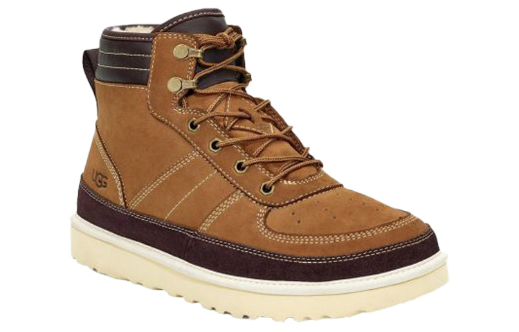 UGG Highland High Top Lacing Fleece Lined Brown 1097089-CHE