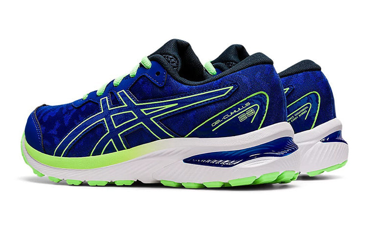 (GS) ASICS Gel-Cumulus 23 'Mako Blue Bright Lime' 1014A230-401