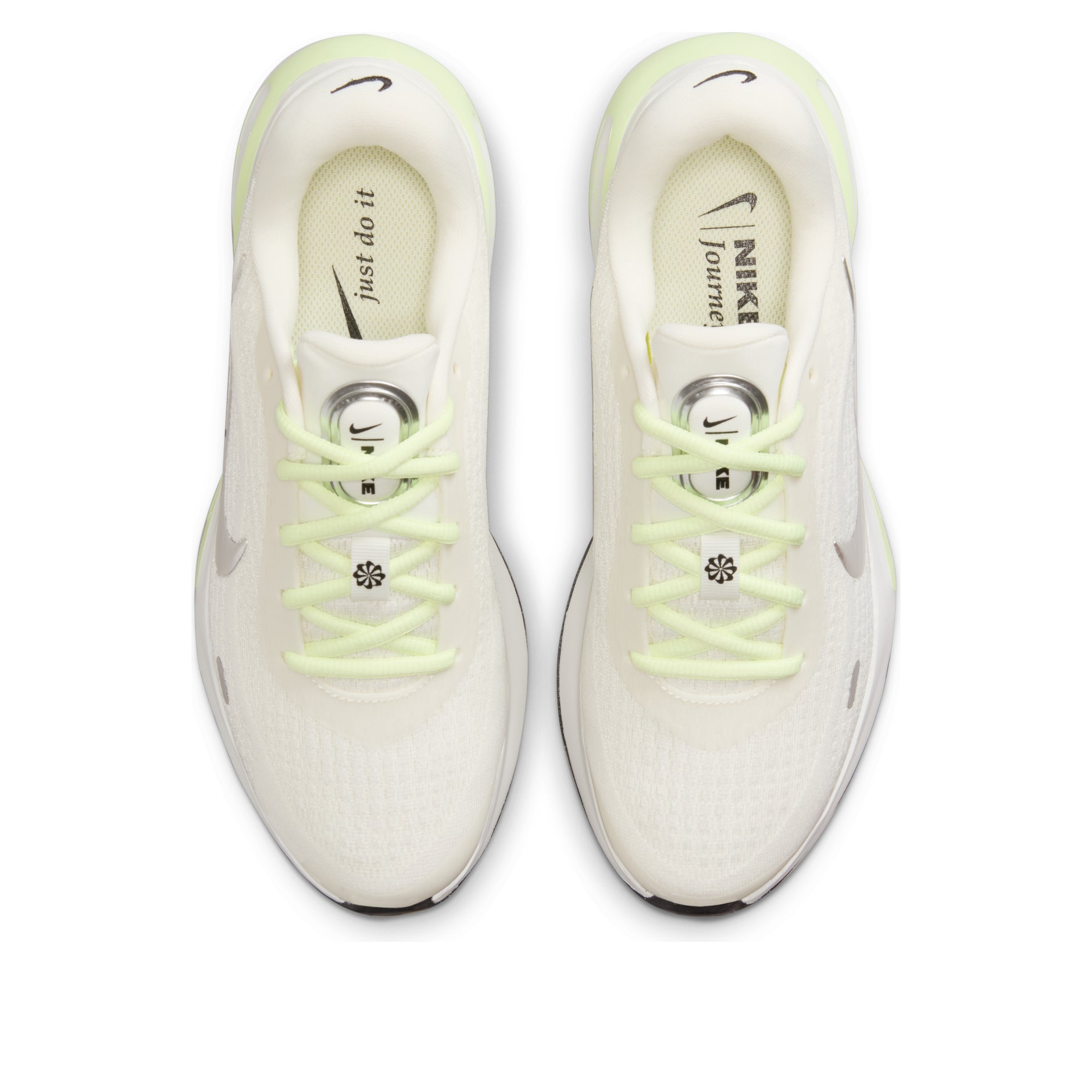 (WMNS) Nike Journey Run 'Sail Metallic Silver Barely Volt' FJ7765-115