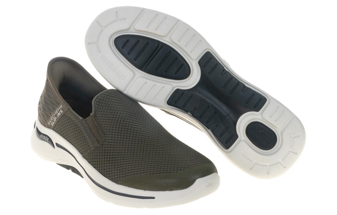 Skechers Go Walk Arch Fit 'Olive White' 216259-OLV