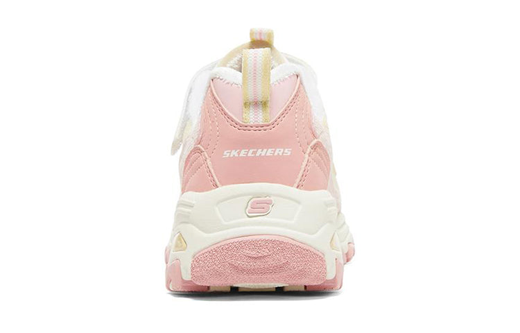 (GS) Skechers D'Lites 'Pink Yellow' 302524L-PKYL