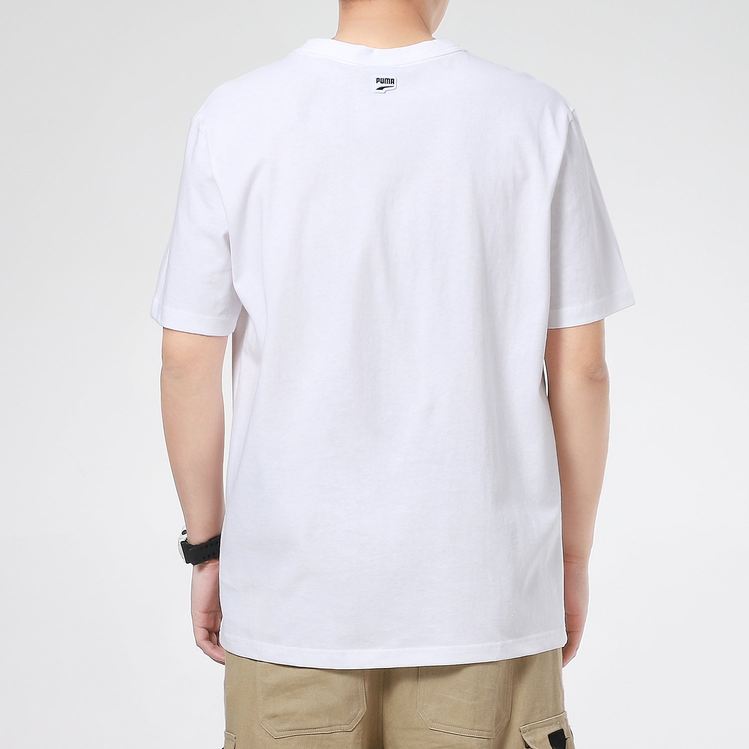 PUMA Downtown Graphic T-Shirt 'White Pink' 531335-02