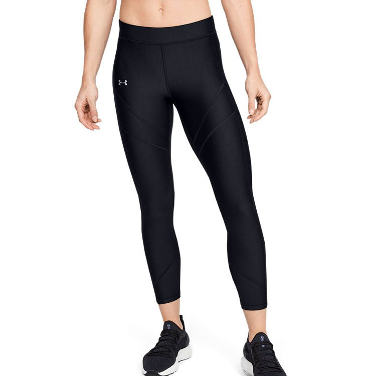 (WMNS) Under Armour HeatGear Armour Ankle Crop Legging 'Black' 1305967-001