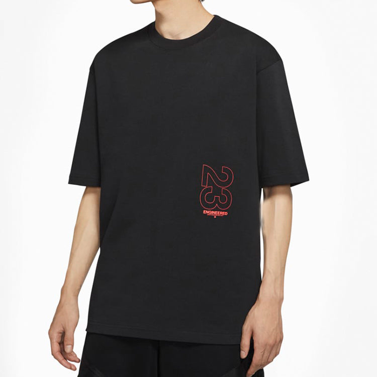 Air Jordan 23 Enginereed Round Neck Short Sleeve Black CN3104-010