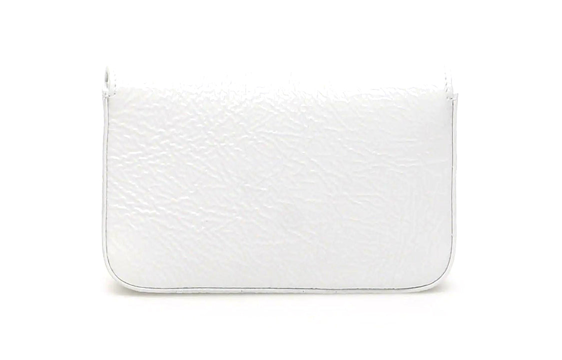 Off-White Leather Shoulder Messenger Bag White OMNA032S20H610200100