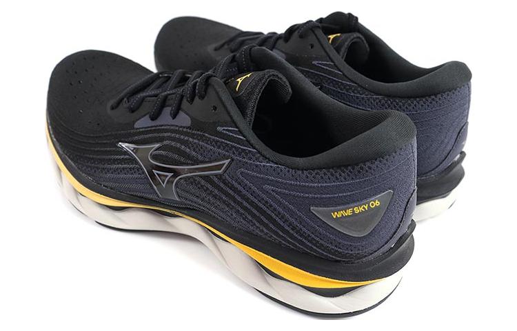 Mizuno Wave Sky 6 Super Wide 'Black Grey Yellow' J1GC221102