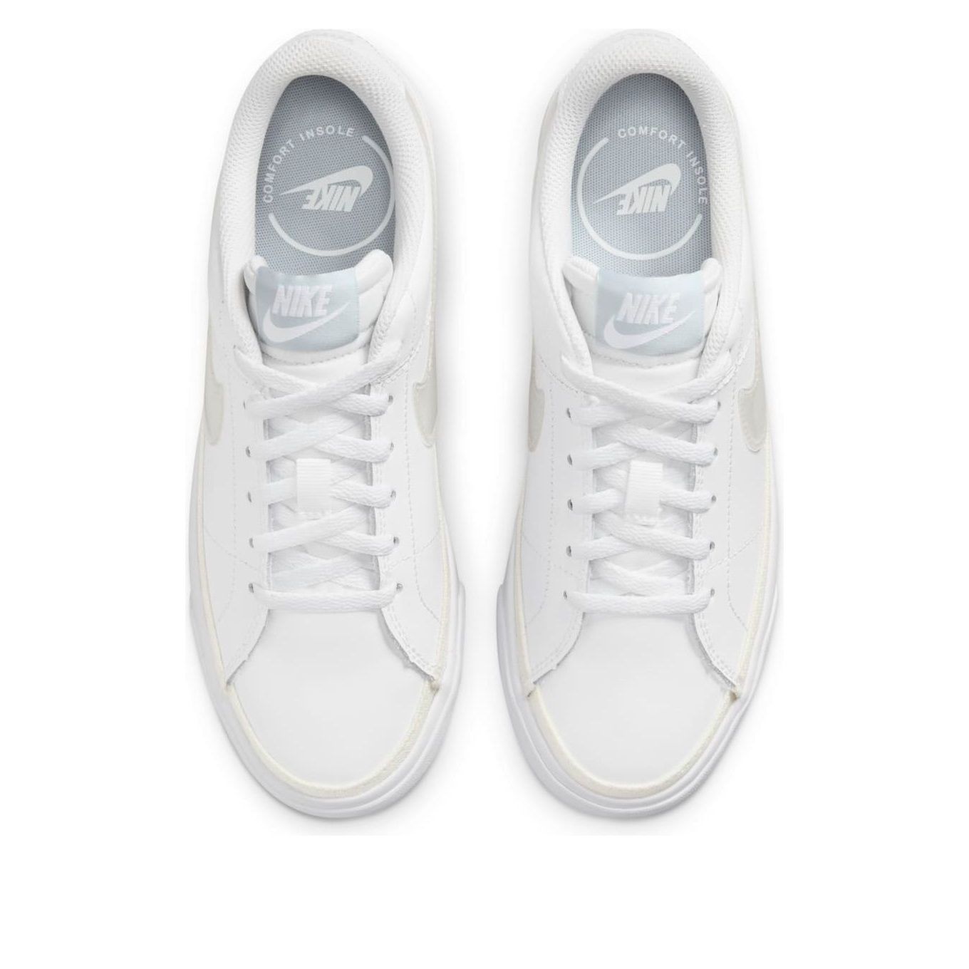 (GS) Nike Court Legacy 'White Yellow' DA5380-114