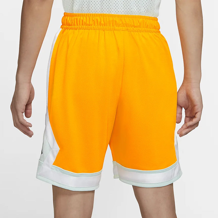 Air Jordan Jumpman Diamond Basketball Shorts For Men Orange CV6023-845