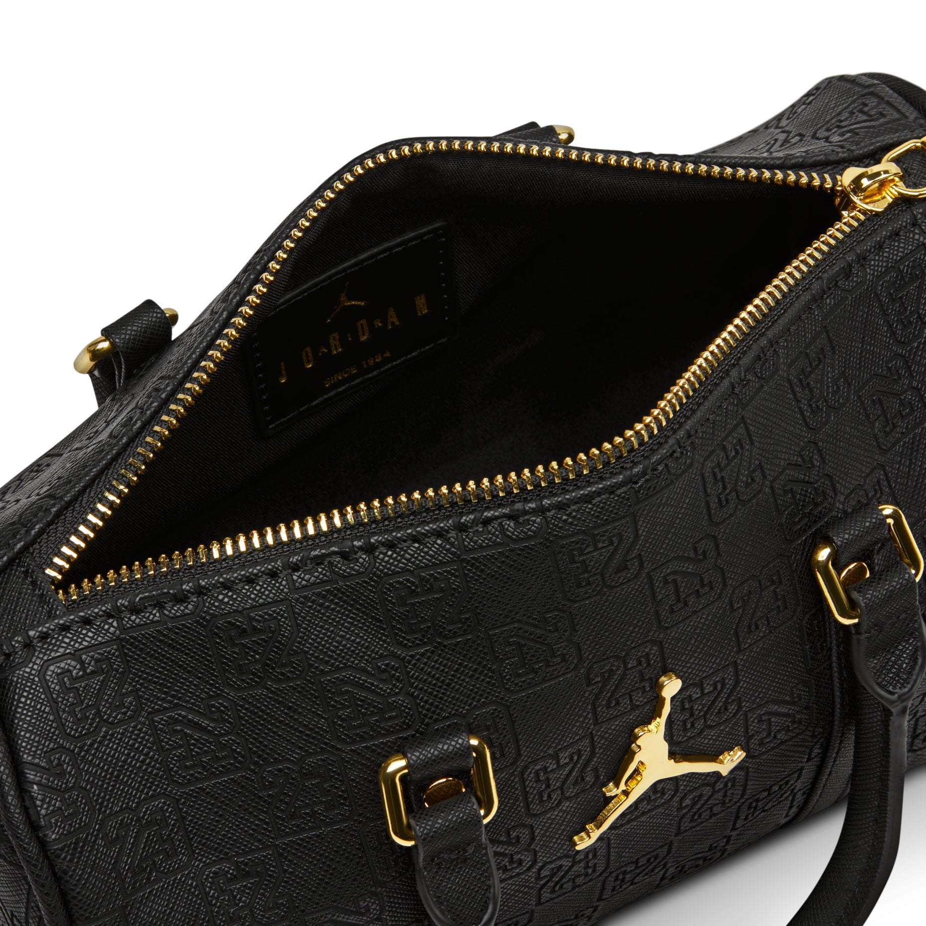 Air Jordan Monogram Crossbody Bag 'Black Gold'  IQ3204-010