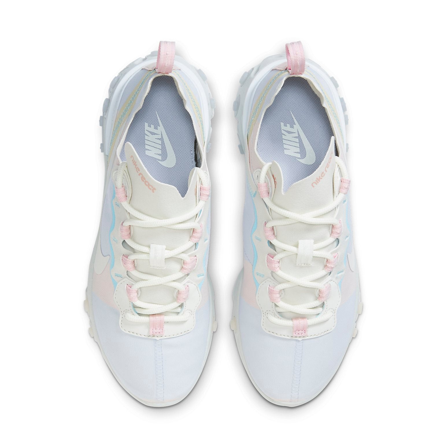 (WMNS) Nike React Element 55 Light Blue Pink DB5926-011