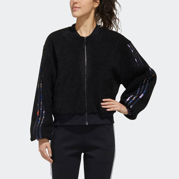 (WMNS) adidas CNY Mic Bomber Series Double Sided Aviator Jacket GG0770