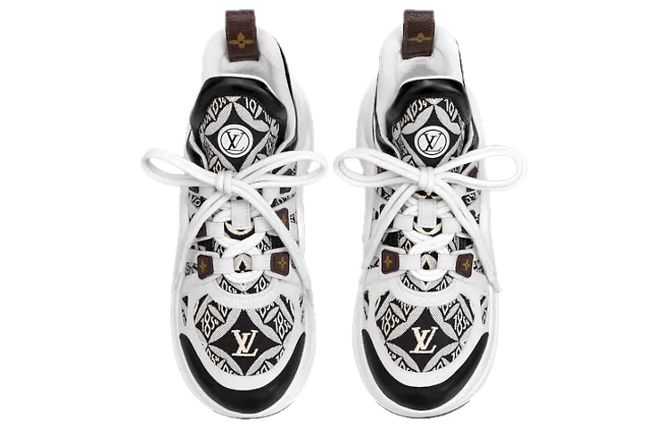 (WMNS) LOUIS VUITTON Archlight 1.0 Sneakers 'White Black Brown' 1A8FLI