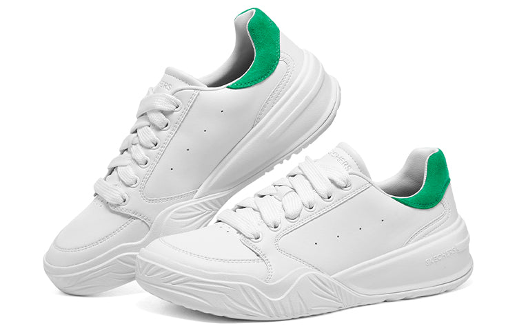 (WMNS) Skechers Sport Denali Shoes 'White Green' 185020-WGR