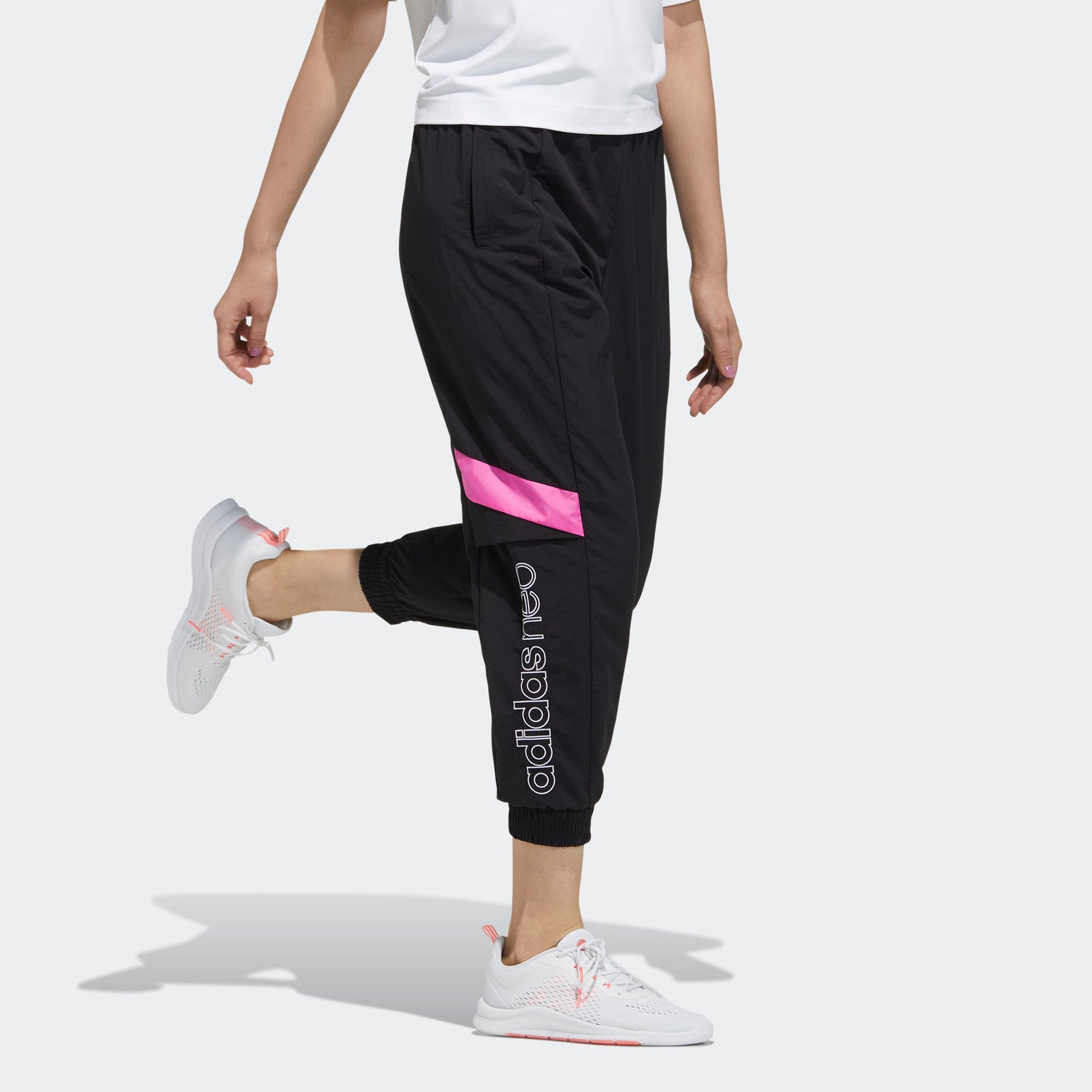 (WMNS) adidas Neo CS APR AL Pants 'Black Pink' GP5449