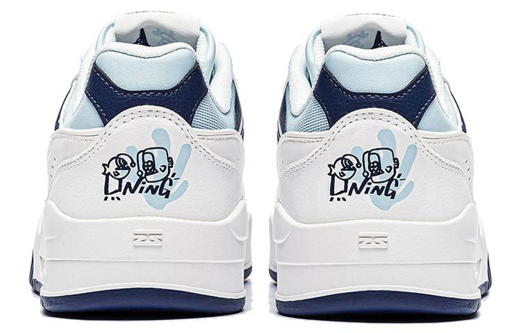 (WMNS) Li-Ning Moon White 'White Ocean Blue' AGCS252-16