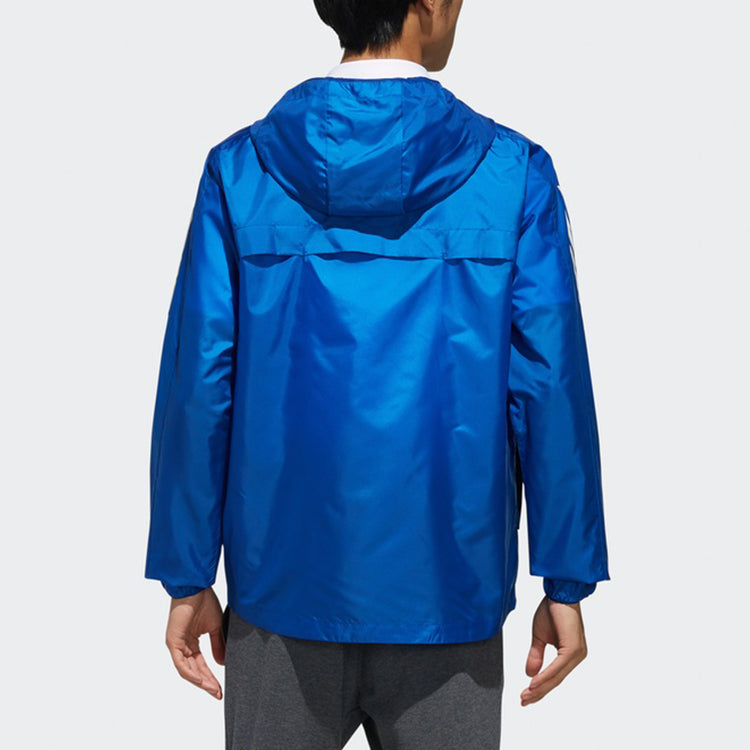 adidas Sports hooded Woven Jacket Blue EK4726