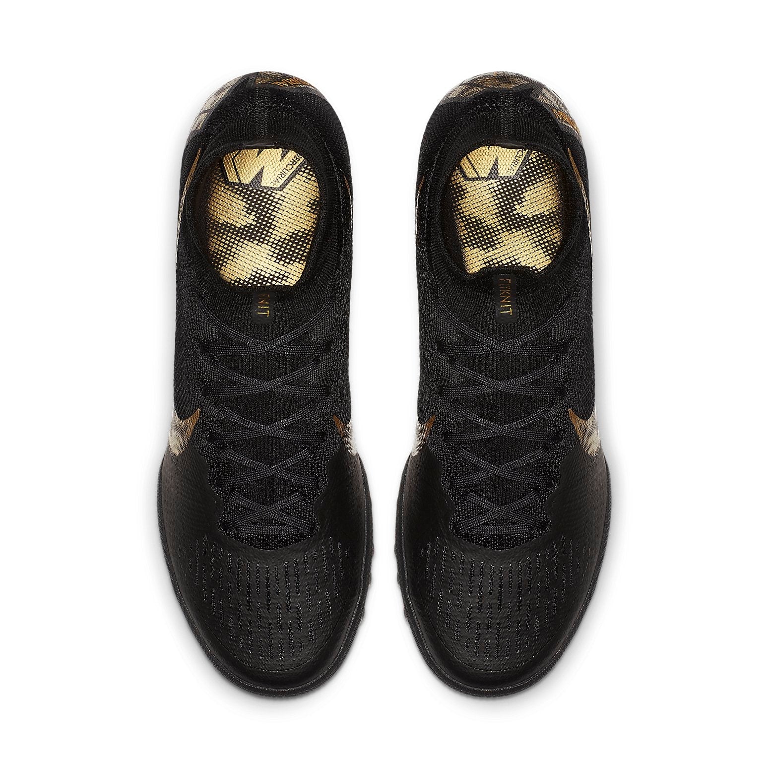 Nike Mercurial SuperflyX 6 Elite TF Turf 'Black Gold' AH7374-077