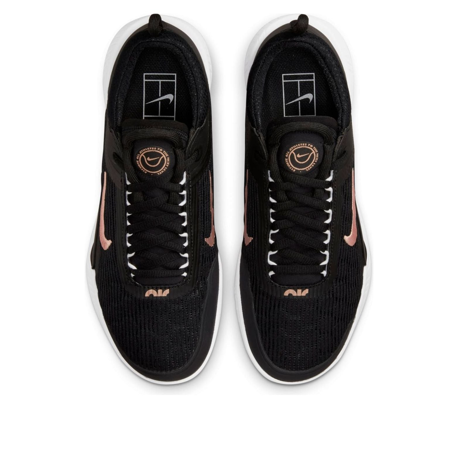 (WMNS) Nike Court Zoom NXT 'Black Metallic Red Bronze' DH0222-091